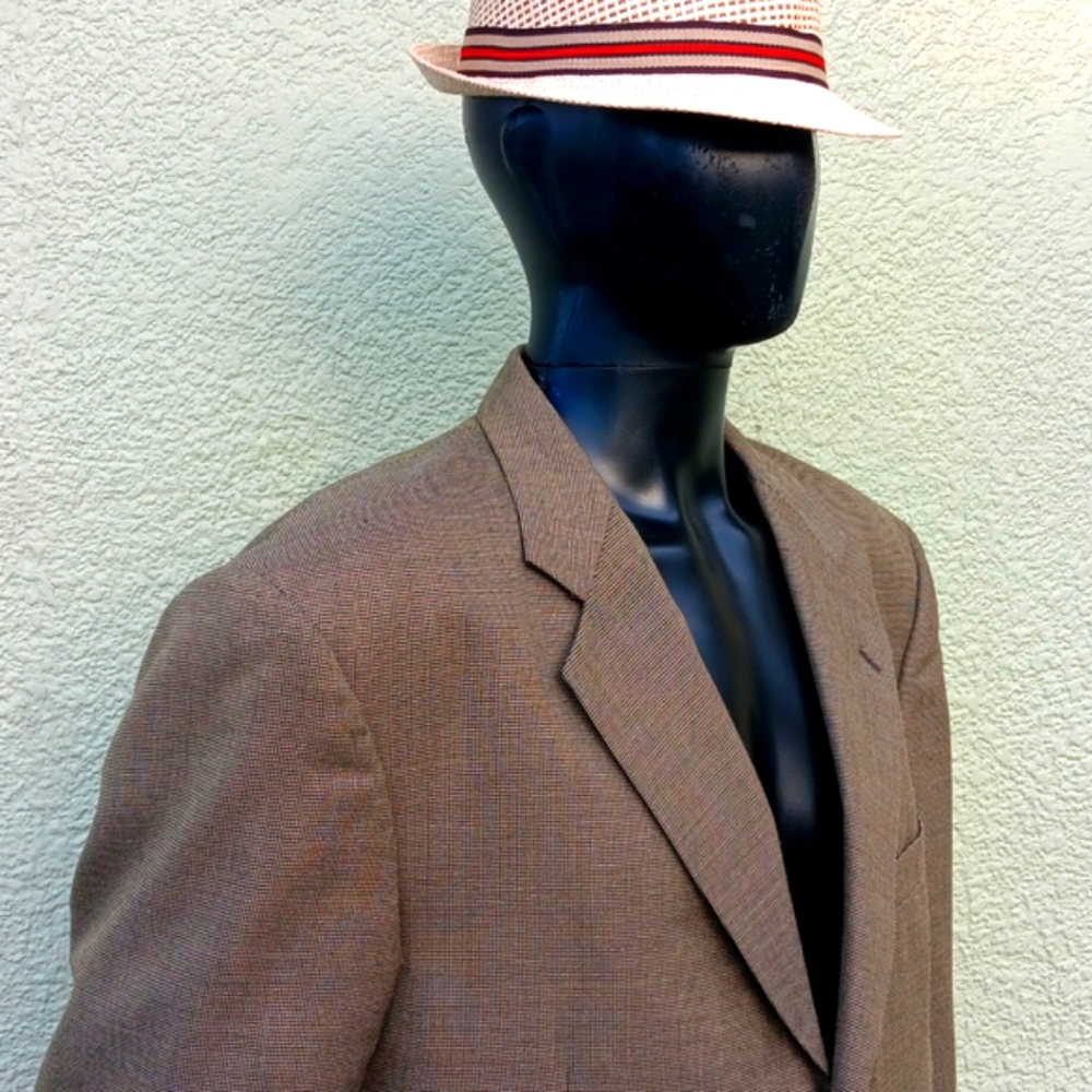 CELLINI LINEA UOMO MEN'S VINTAGE WOOL BLEND (2) PC (3) BUTTON SUIT *PHILIPPINES